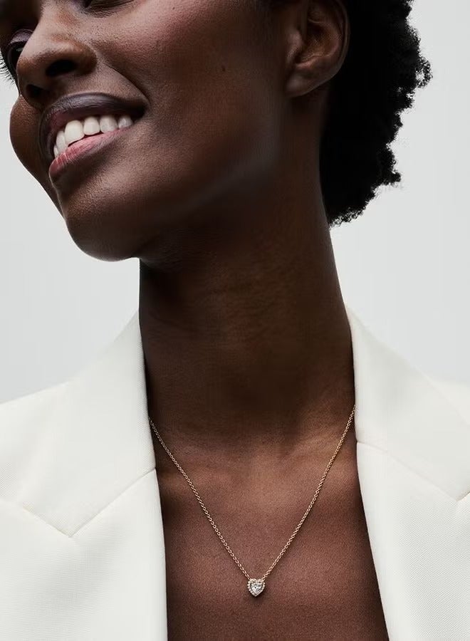 تشوميل قلادة قلب مرتفعة للنساء 45 سم - Image 5