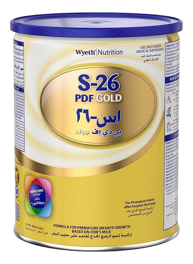 Wyeth S-26 Pdf Gold Milk 400G