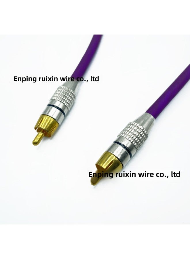 Karnon Line Male To Female Karnon Line XLR Line 6.35 To 6.35 Lotus To Cannon 3.5 To Cannon Microphone Line-Color:Double Lotus-Length:Φ6.0* 3m  - Image 1
