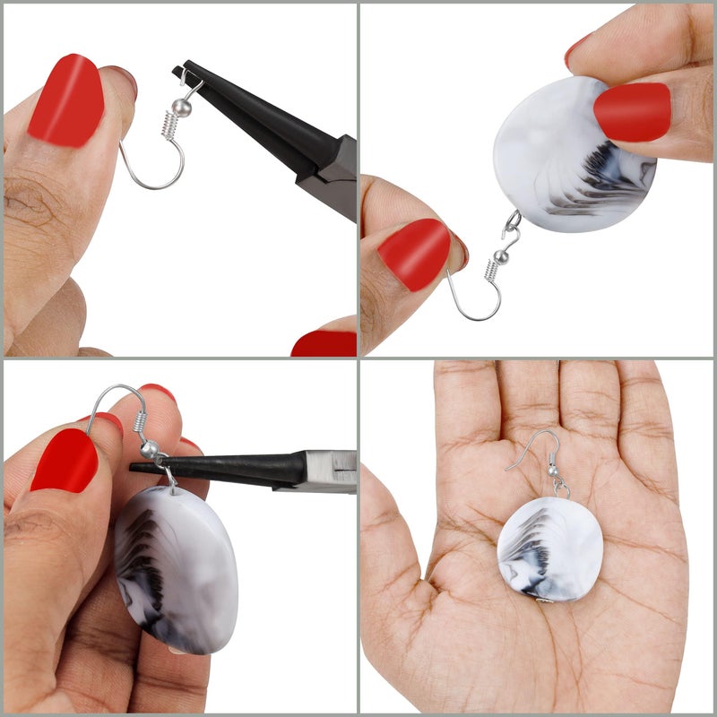 Kurtzy Silver Plated Earring Hooks (500 Pack/250 Pairs) - Hypoallergenic Fish Ear French Wires - DIY Jewellery Making Kit Supplies - Earring Findings for Beginners and Professionals - Image 4