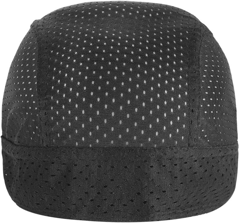 Fakeface Sweat Wicking Beanie Sport Headwear Cooling Helmet Liner Bandana Skull Cap Sun UV Protection Quick Dry Cycling Hat - Image 3