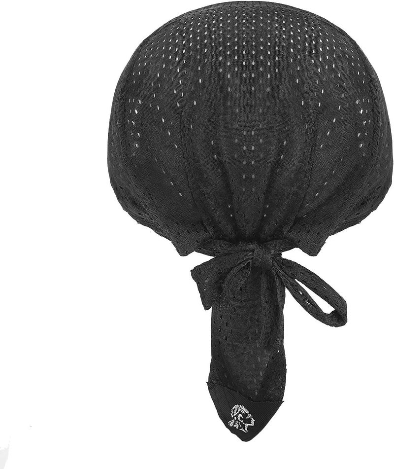 Fakeface Sweat Wicking Beanie Sport Headwear Cooling Helmet Liner Bandana Skull Cap Sun UV Protection Quick Dry Cycling Hat - Image 2