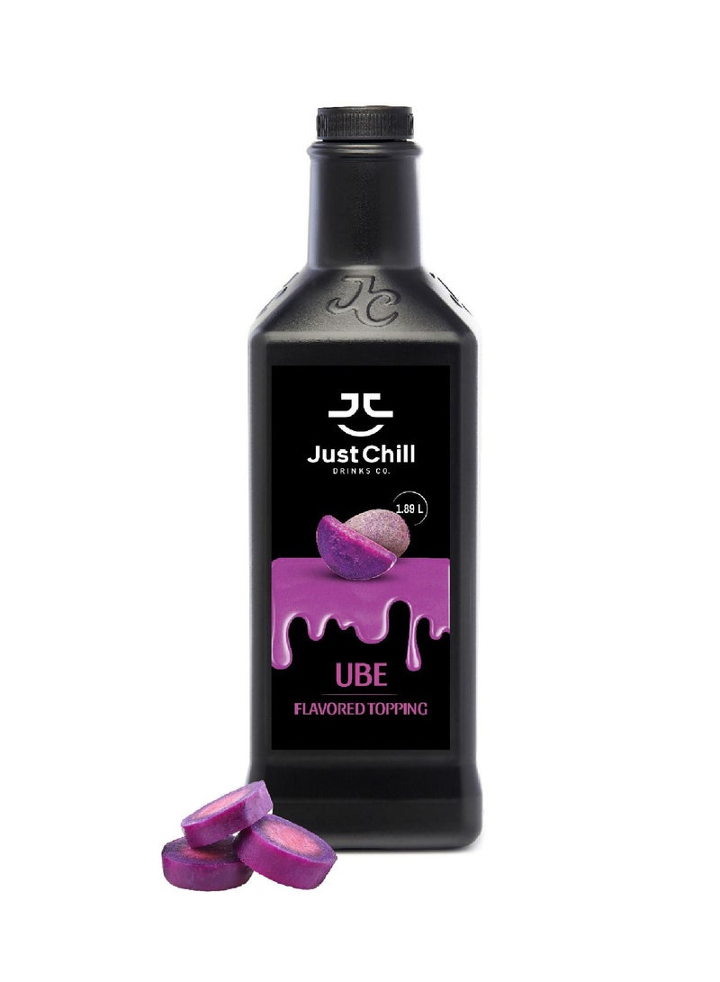 Just Chill Drinks Co. Ube Flavoured Topping 1.89 Litre - Image 1