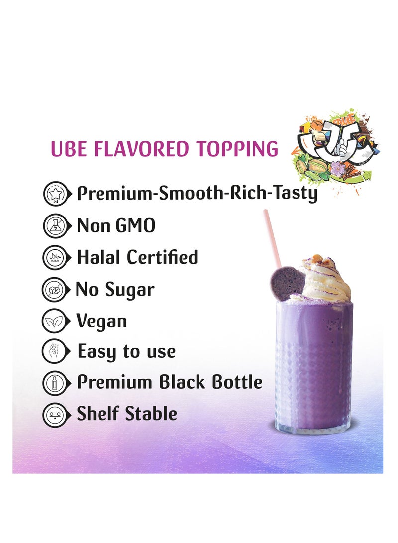 Just Chill Drinks Co. Ube Flavoured Topping 1.89 Litre - Image 2