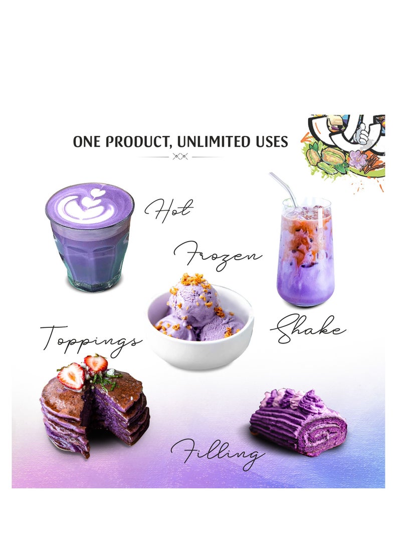 Just Chill Drinks Co. Ube Flavoured Topping 1.89 Litre - Image 5