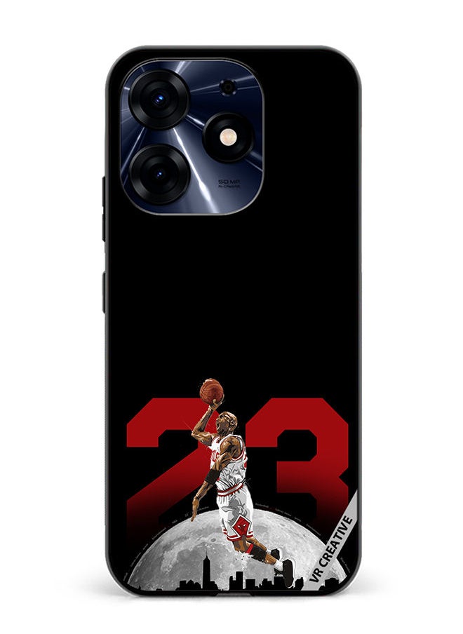 VR CREATIVE - Protective Case Cover For Tecno Spark 10 Pro Lebron 23 Over The City Design Multicolour - Image 1