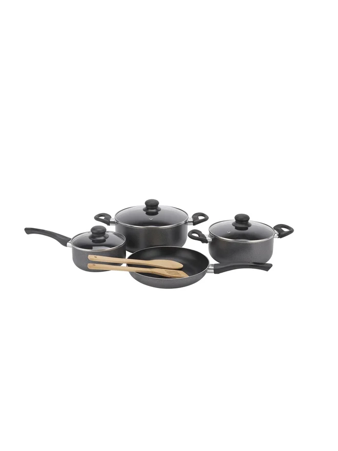 Royalford 9-Pieces Non-Stick Cookware Set, RF11642
