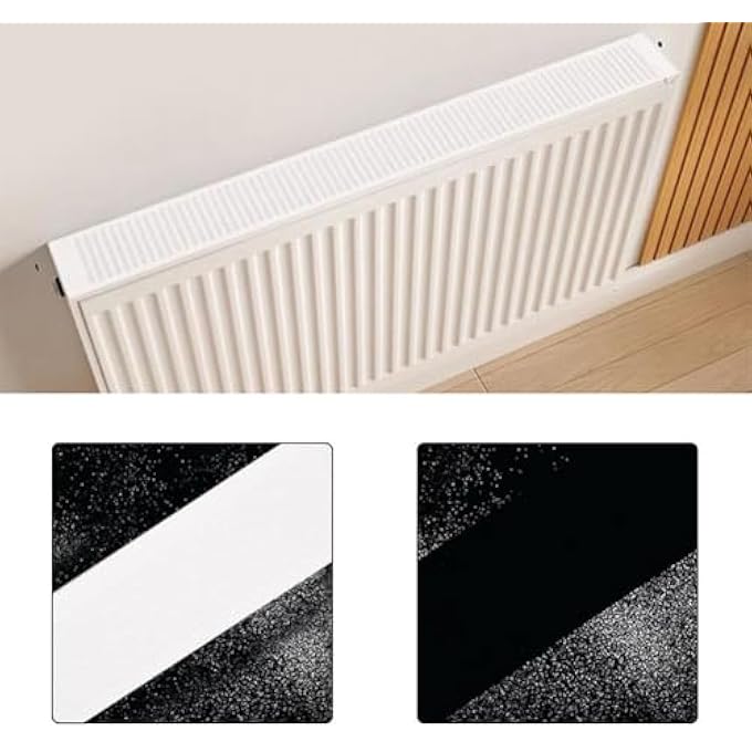 COTTON LINEN BLEND RADIATOR DUST COVER WITH STRONG MAGNETIC FUNCTION FOR EFFORTLESS USE (60CM) - Image 3