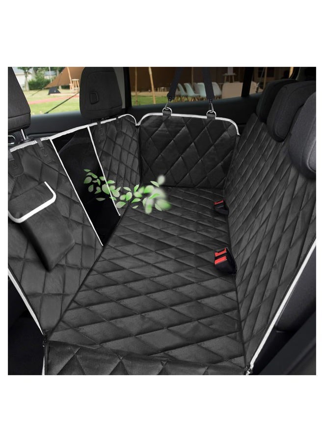 Auldey Dog Car Seat Cover,Waterproof with Mesh Window and Storage Pocket,Durable Scratchproof Nonslip Dog Car Hammock with Universal Size Fits for Cars/Trucks/SUV, Pet Car Seat - Image 1