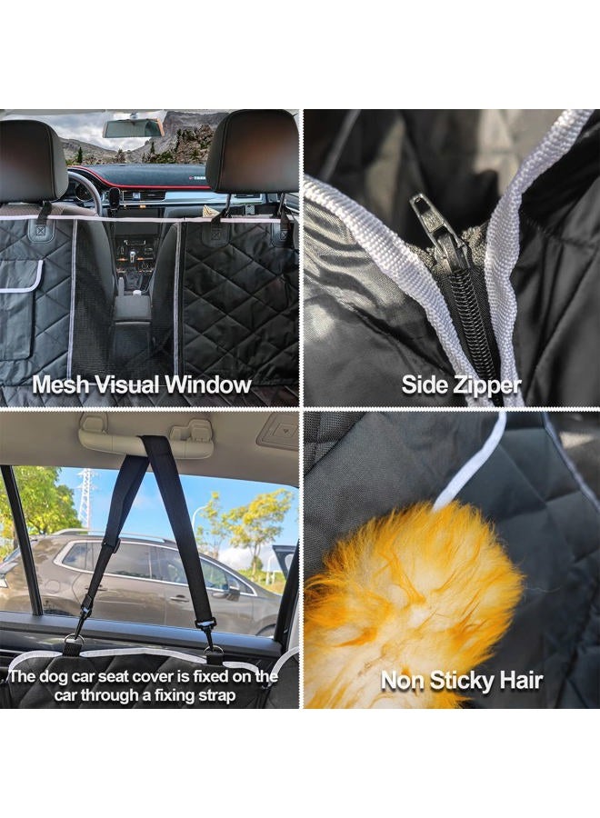 Auldey Dog Car Seat Cover,Waterproof with Mesh Window and Storage Pocket,Durable Scratchproof Nonslip Dog Car Hammock with Universal Size Fits for Cars/Trucks/SUV, Pet Car Seat - Image 5