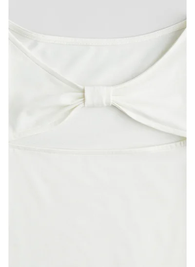 اتش اند ام Cut-out jersey top