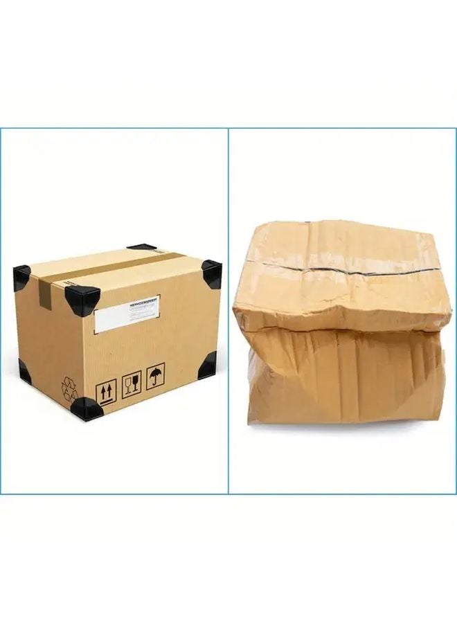 Black 20pcs Edge Protectors Durable Plastic Corner Guards For Secure Shipping Cartons - Image 3