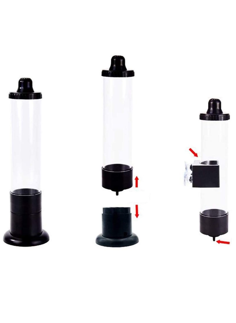 Excefore Incubator, Shrimp Egg Incubator Brine Hatchery Kit Plastic Incubation Tube Fish Tank Aquarium Equipment, for Aquarium Brine Shrimp Eggs, Black - Image 3