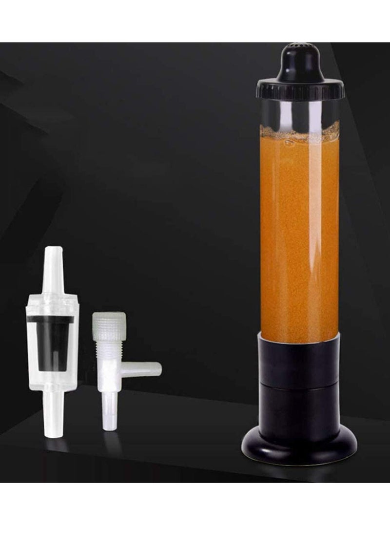 Excefore Incubator, Shrimp Egg Incubator Brine Hatchery Kit Plastic Incubation Tube Fish Tank Aquarium Equipment, for Aquarium Brine Shrimp Eggs, Black - Image 2