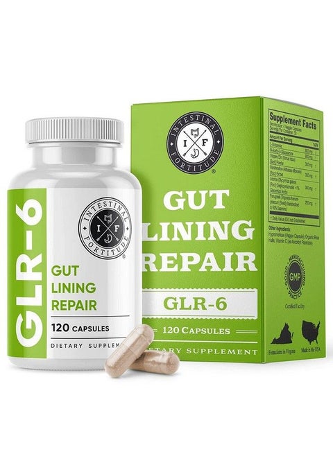 Glr6 Leaky Gut Repair Supplement Gut Health Ibd Ibs Gerd Marshmallow Root Slippery Elm L Glutamine Dgl Licorice Root Fenugreek N Acetyl D Glucosamine