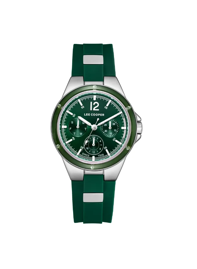 Lee Cooper Women's Silicone Multi Function Watch LC08099.377 - 35 mm