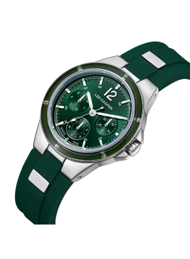 Lee Cooper Women's Silicone Multi Function Watch LC08099.377 - 35 mm