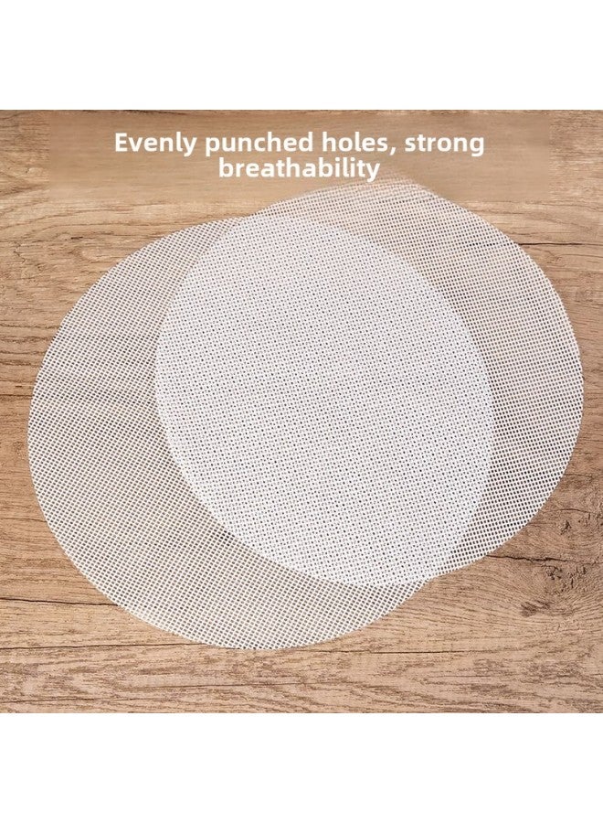 Steamer Pad Silicone Pad Food Grade Non-stick Steamer Cloth Steamed Buns Steamed Buns Round Steamed Cloth Cage Cloth Cage Drawer Cloth Steamer-Size:24cm [10 Pieces] - Image 4