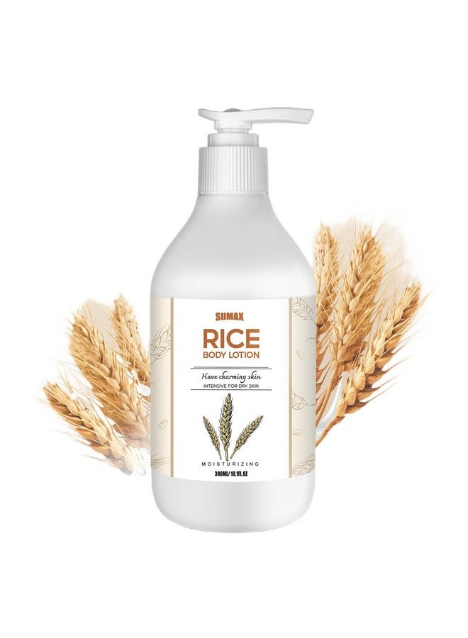 SURORAIN SURORAIN Rice Moisturizing Skin Lotion 10.1oz- Rice Extract - Body Lotion, Hand and Body Moisturizer, Hydrates Dry Skin Instantly, Hydrating Targets Dryness - Face Lotion - Image 1
