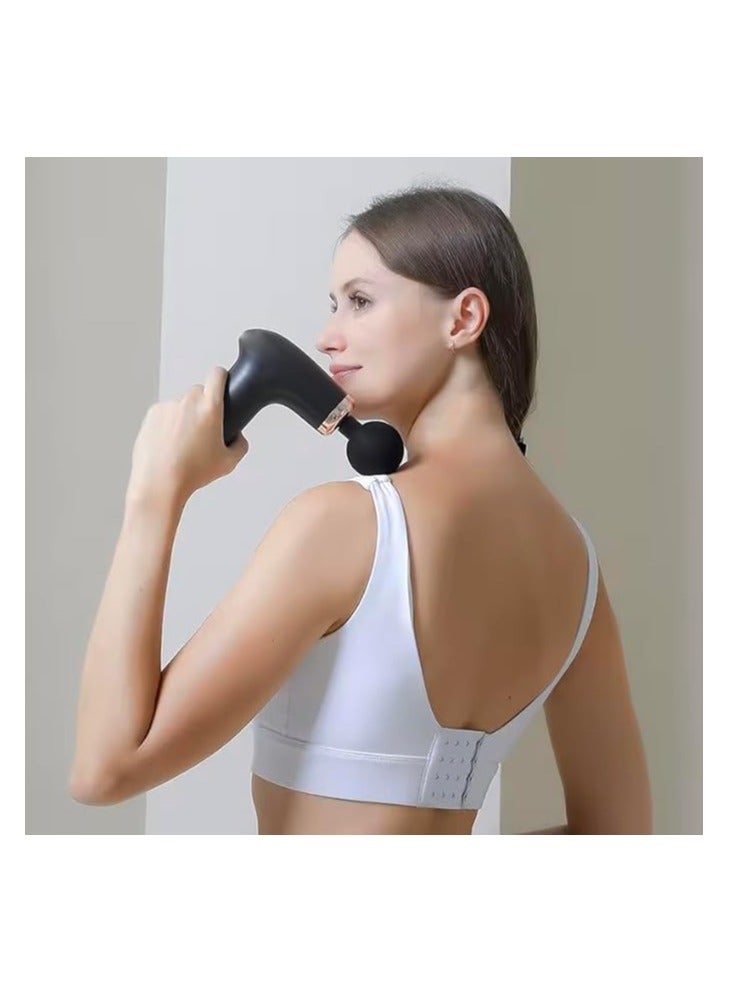 سکیلو جهاز تدليك للوجه صغير قابل لإعادة الشحن - جهاز تدليك عميق للأنسجة بخمس سرعات | جهاز تدليك كهربائي محمول باليد لتخفيف آلام الظهر والرقبة والعضلات - Image 2