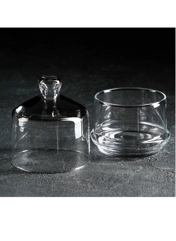 LAV Berry Serving Bowl with Cover – 260cc – Compact Serving Bowl for Dips, Sauces, Snacks, and Side Portions  - Image 1