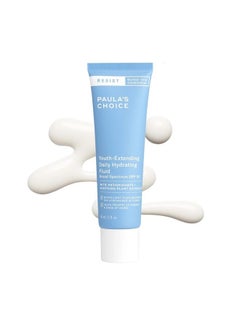 PAULA'S CHOICE مرطب الوجه السائل اليومي من RESIST بعامل حماية من أشعة الشمس SPF 50، حماية من أشعة UVA وUVB، البابونج وفيتامين E، واقي من الشمس للبشرة الدهنية، 2 أونصة  - Image 1