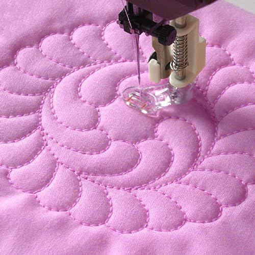 FIKLOTA Free-Motion Darning Quilting Embroidery Presser Foot for Singer, Brother, Janome, Juki, Babylock, Elna, Kenmore, White, Necchi, Simplicity, Euro-Pro, New Home, and More Sewing Machines - Image 4
