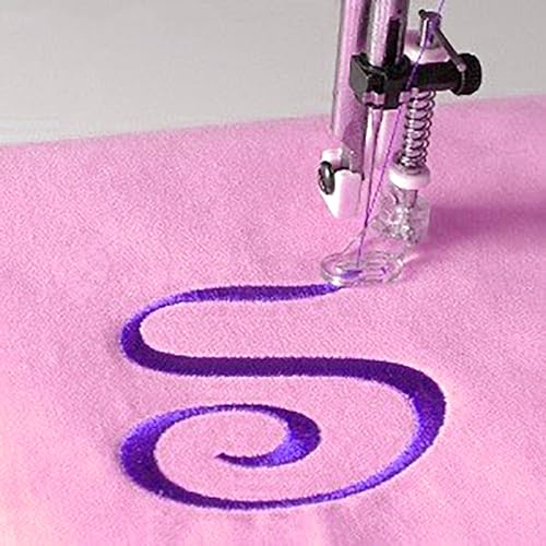 FIKLOTA Free-Motion Darning Quilting Embroidery Presser Foot for Singer, Brother, Janome, Juki, Babylock, Elna, Kenmore, White, Necchi, Simplicity, Euro-Pro, New Home, and More Sewing Machines - Image 5