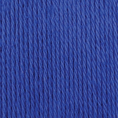 Lily Sugar 'N Cream The Original Solid Yarn, 2.5oz, Medium 4 Gauge, 100% Cotton - Blue - Machine Wash & Dry - Image 2