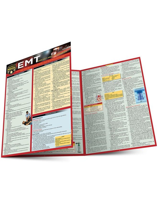 QUICKSTUDY EMT- Emergency Medical Technician: a QuickStudy Laminated Reference Guide - Image 1