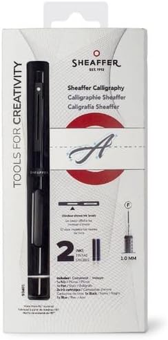 SHEAFFER Sheaffer Calligraphy Matte Black Fountain pen with Black cap and Matte Black Trim  Fine nib  - Image 1