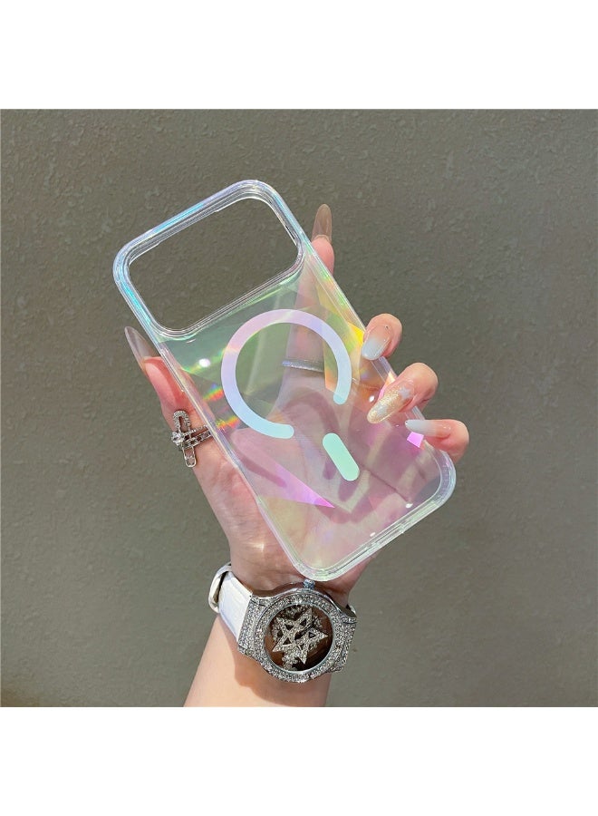 Suitable for iPhone 17 Pro shock and drop resistant, magnetic protective case, gradient color - Image 2