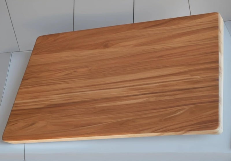 Bestone products Table top for CentreSofaOfficeCoffee Table Folding Wall Brackets Shelf Top One Side Laminated with mica Semi Gloss Finish with Deco Polish Thikness 18mm Color Linerwood 24x25 Inches  - Image 3