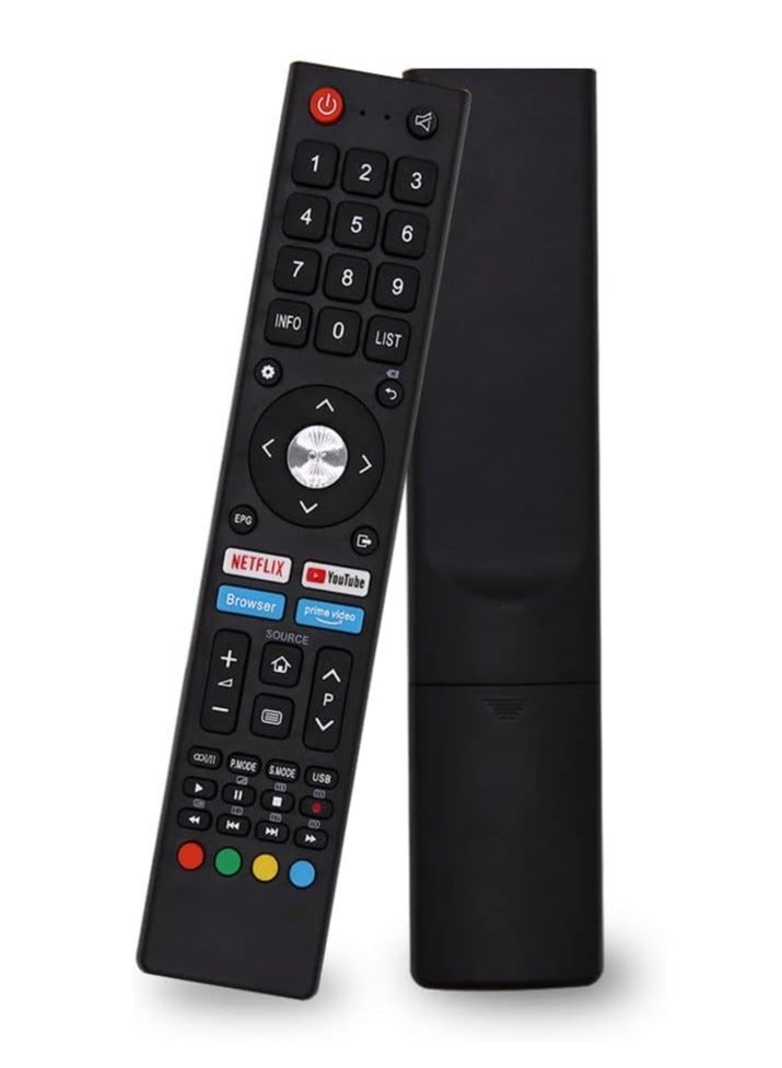 ELTRAZONE "New Remote Control for Chick U55H7A, U58H7A, U43H7A Smart TV with LED Remote Control EWA (GCBLTV02BDBIR) - Black with Battery Included" - Image 3
