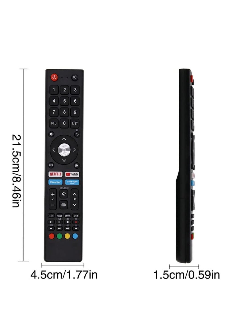 ELTRAZONE "New Remote Control for Chick U55H7A, U58H7A, U43H7A Smart TV with LED Remote Control EWA (GCBLTV02BDBIR) - Black with Battery Included" - Image 4