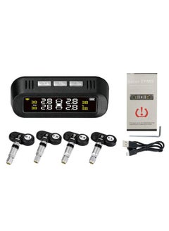 NIBEMINENT Wireless Solar Powered Tire Pressure Monitoring System 