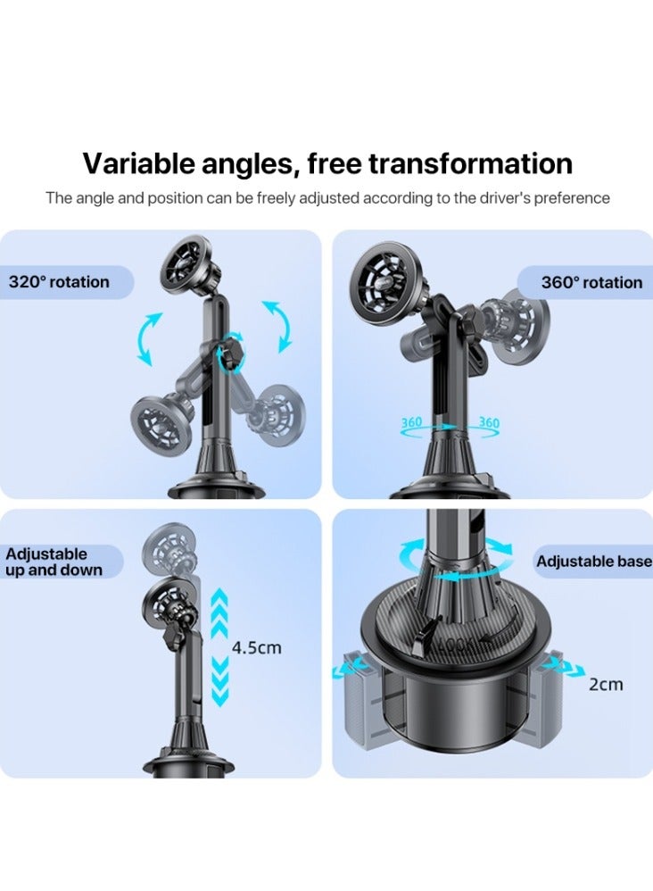 جو-ديز حامل أكواب السيارة المغناطيسي من Magsafe مع قفل دوران - Image 2