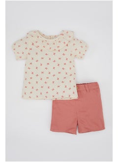 DeFacto Babygirl Regular Fit Frill Neck Woven Set - 2 Pack  - Image 3