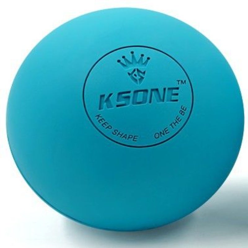 Massage Roller: Light Blue - Deep Tissue Rolling Stimulation, Precise Pressing for Back Leg Foot Muscle Relief, Circulation Boosting for Home Office Gym Use - Image 1