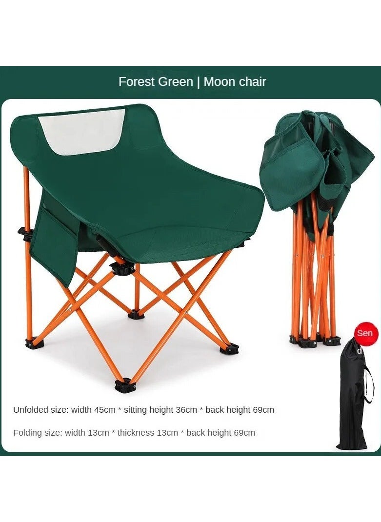 Generic - Ultralight Folding Camping Moon Chair - Durable 600D Oxford Fabric - Image 1