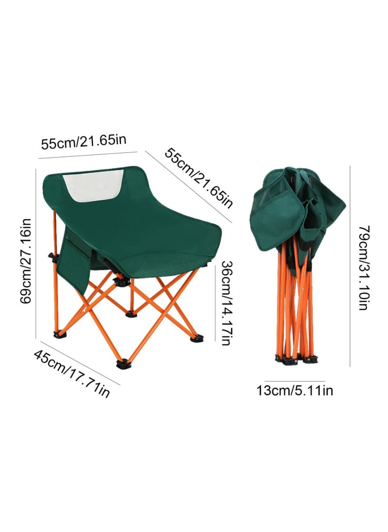 Generic - Ultralight Folding Camping Moon Chair - Durable 600D Oxford Fabric - Image 1