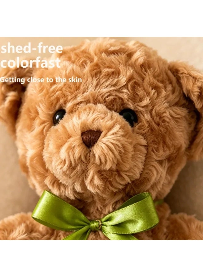 Cute Brown Plush Bear Stuffed Animal – Soft Huggable Teddy Bear Toy for Kids, Valentine’s Day, Birthday, or Baby Shower Gift, 12 Inch - Image 4