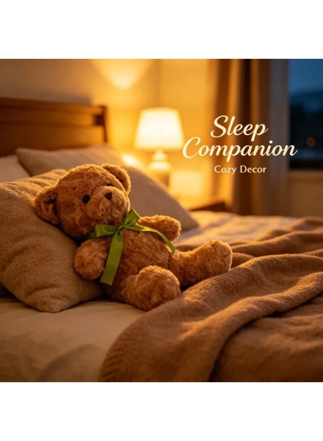Cute Brown Plush Bear Stuffed Animal – Soft Huggable Teddy Bear Toy for Kids, Valentine’s Day, Birthday, or Baby Shower Gift, 12 Inch - Image 3