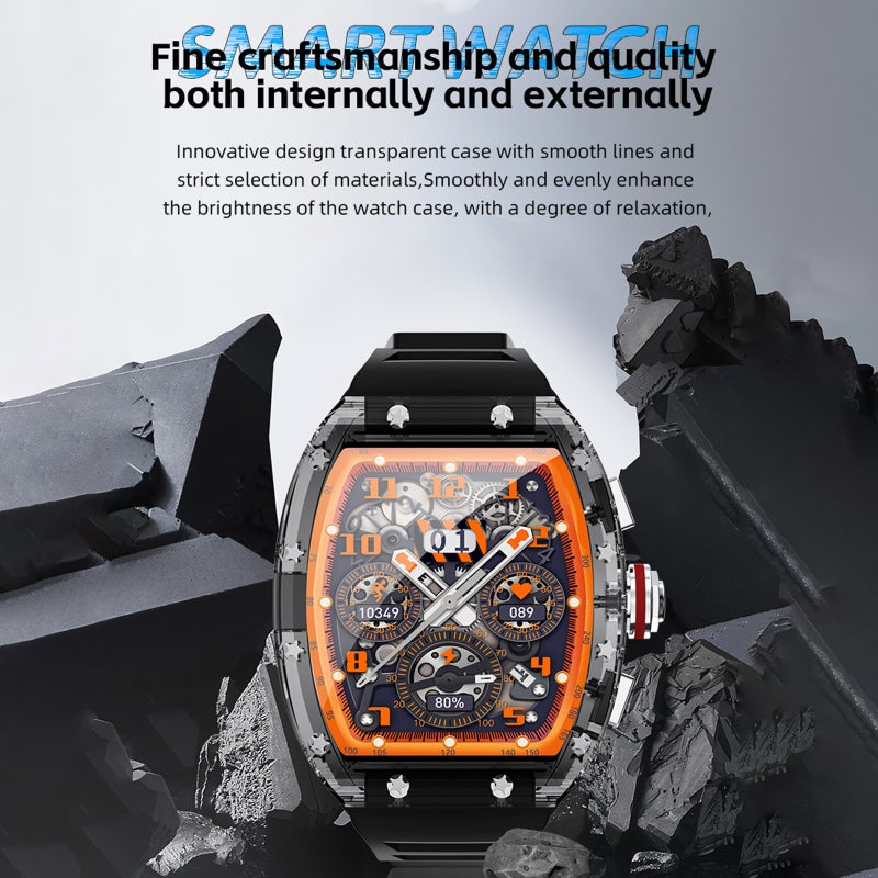Smart Bracelet Black: Accurately Tracks Heart Rate Blood Pressure Blood Oxygen Sleep - 450 mAh Battery For 7-15 Using Days Fitness Tracker Bracelet For Men Women Outdoor Indoor Sports - Image 2