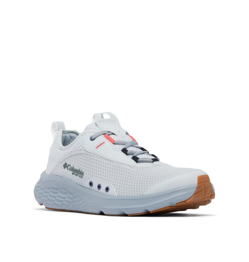 Columbia Mens PFG Castback Non Slip Boat Shoe, Cirrus Grey/Sunset Red, 10 - Image 1