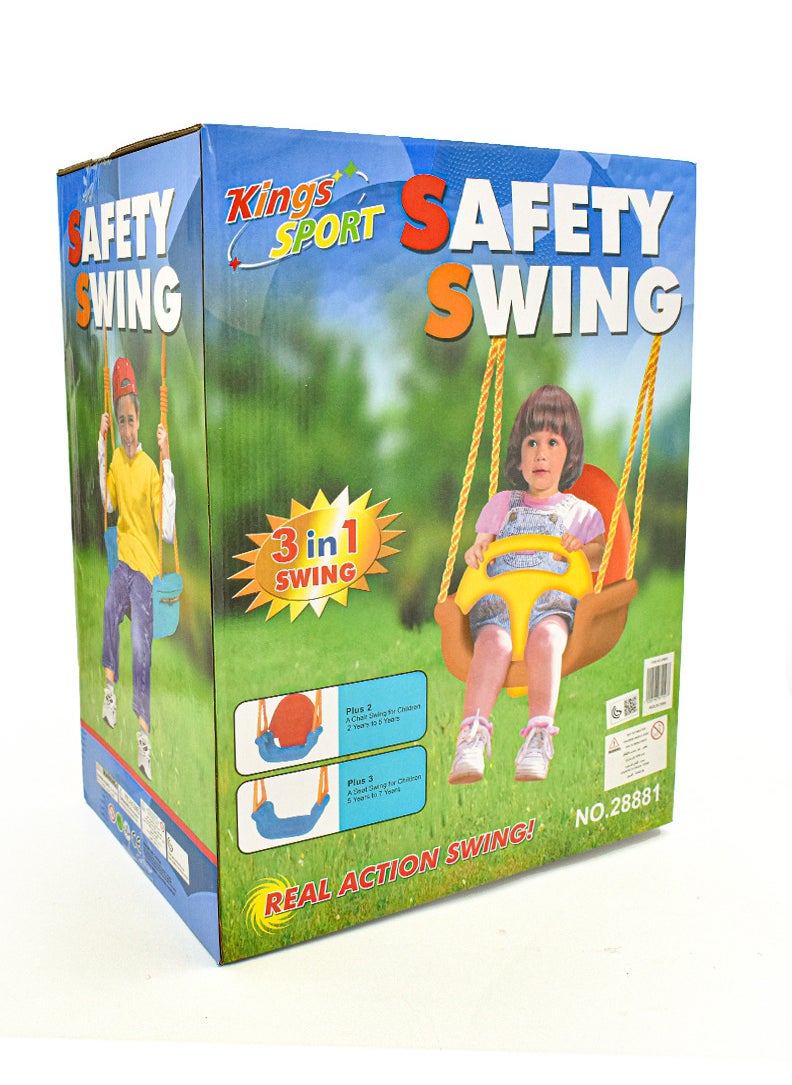 SAFETY 3-in-1 Multifunctional Non Toxic Eco Friendly Sturdy And Durable Hanging Swing  - Image 4