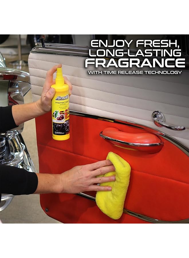 فورمولا 1 مُعطر لحماية الجزء الداخلي للسيارة برائحة الفانيليا، 10.64 أونصة، 615044، ارتفاع 5.6 - Image 5