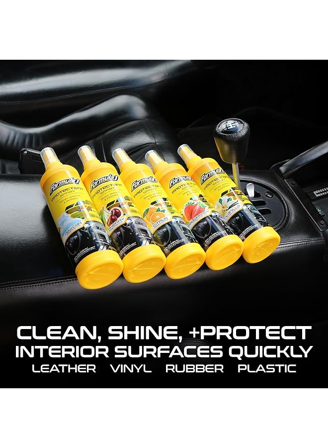 فورمولا 1 مُعطر لحماية الجزء الداخلي للسيارة برائحة الفانيليا، 10.64 أونصة، 615044، ارتفاع 5.6 - Image 3