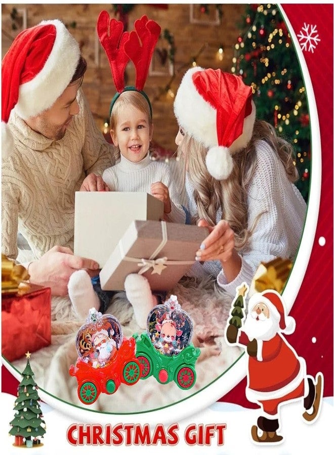 AMANVANI Christmas Water Game, Santa Claus Push Button Handheld Toy, Transparent Portable Fun Game for Kids 3 Years and Up, Secret Santa Party Return Gift for Kids Random Design (1-PCS) - Image 3