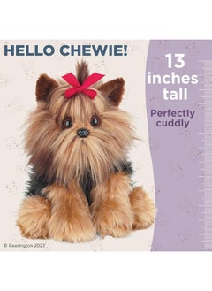 Bearington Collection Chewie The Yorkie Stuffed Dog, 13 Inch Realistic Stuffed Animal